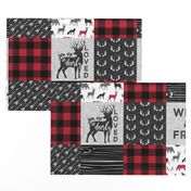 Wild&Free/Deerly Loved Little Man Patchwork Wholecloth- C11 Plaid