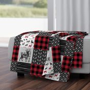 Wild&Free/Deerly Loved Little Man Patchwork Wholecloth- C11 Plaid