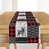 Wild&Free/Deerly Loved Little Man Patchwork Wholecloth- C11 Plaid