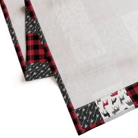 Wild&Free/Deerly Loved Little Man Patchwork Wholecloth- C11 Plaid