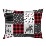 Wild&Free/Deerly Loved Little Man Patchwork Wholecloth- C11 Plaid