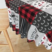 Wild&Free/Deerly Loved Little Man Patchwork wholecloth - C11 Plaid(90)