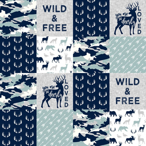 Wild&Free/Deerly Loved Woodland Wholecloth - C12