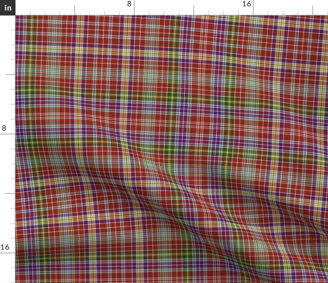 Ritch tartan, 12" muted, 1800 Wilsons of Bannockburn
