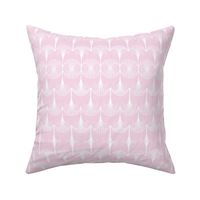pink and white art deco
