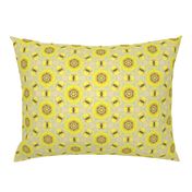 Lemon Circles Floral 