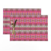 MUSIC DRUMS PINK PURPLE CORAL BOHO SUNNY AFTERNOON STRIPES