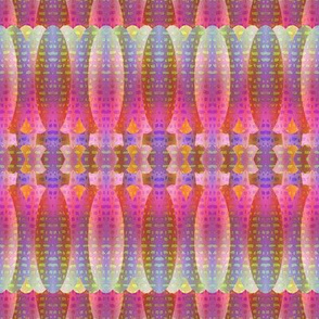 MUSIC DRUMS PINK PURPLE CORAL BOHO SUNNY AFTERNOON STRIPES