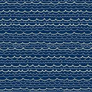 navy blue waves