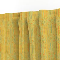 Wallflower plaid orange gold