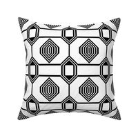 Black and White Geometric 11