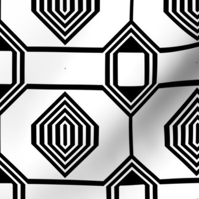 Black and White Geometric 11