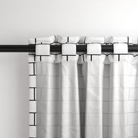 subway tile, neat black and white, no texture, wallpaper tiles