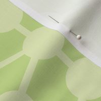 simple molecule soft green