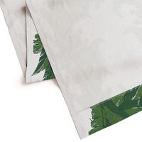 Tropical Banana Leaf Milestone Memory Blanket in Bamboo Green (52"+ Fabrics Only)