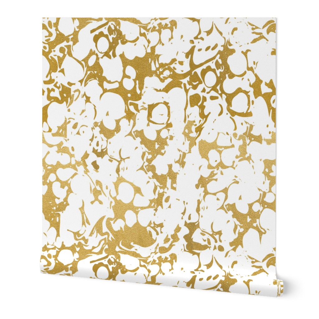 Gold marble marblelized gold bubble 