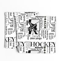 Girls Goalie hockey terms