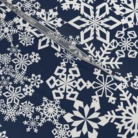 Snowflakes Blue