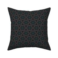 Dharma - Hexagon Geometric Dot Black