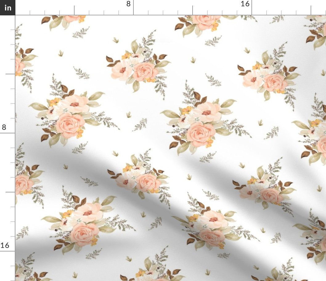 8" Dream Big Fawn Florals / MIX & MATCH