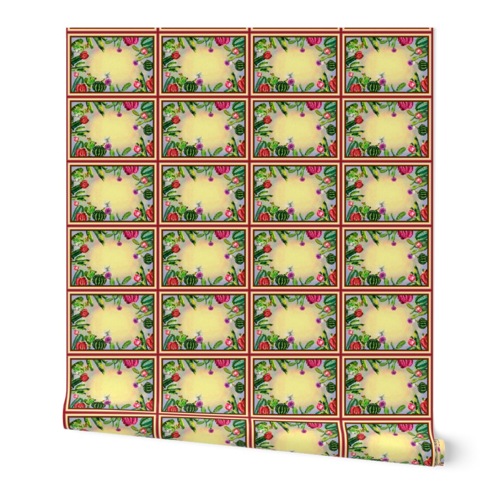 CACTUS RECTANGULAR LABELS TILES