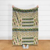 CACTUS VARIEGATED DESIGNS YARD MIX  PANEL