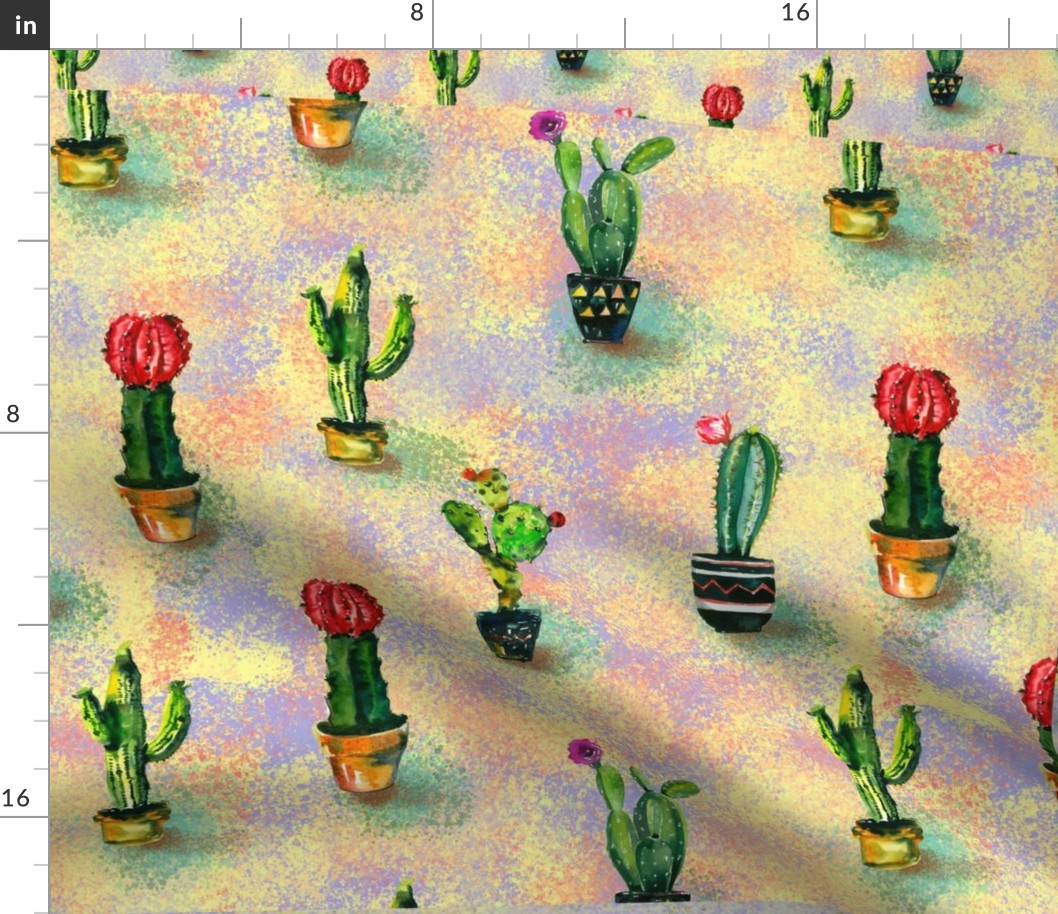 CACTUS VARIEGATED DESIGNS YARD MIX  PANEL