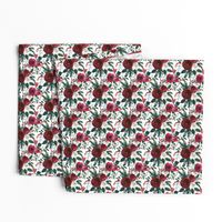 Christmas Floral White Small