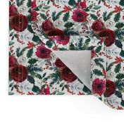 Christmas Floral White Small