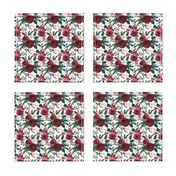 Christmas Floral White Small