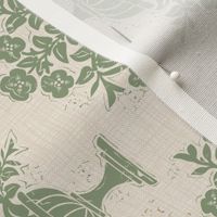 Tea Towel - Ode to William ©Julee Wood - TO PRINT CORRECTLY choose FAT QUARTER in any fabric 54" or wider