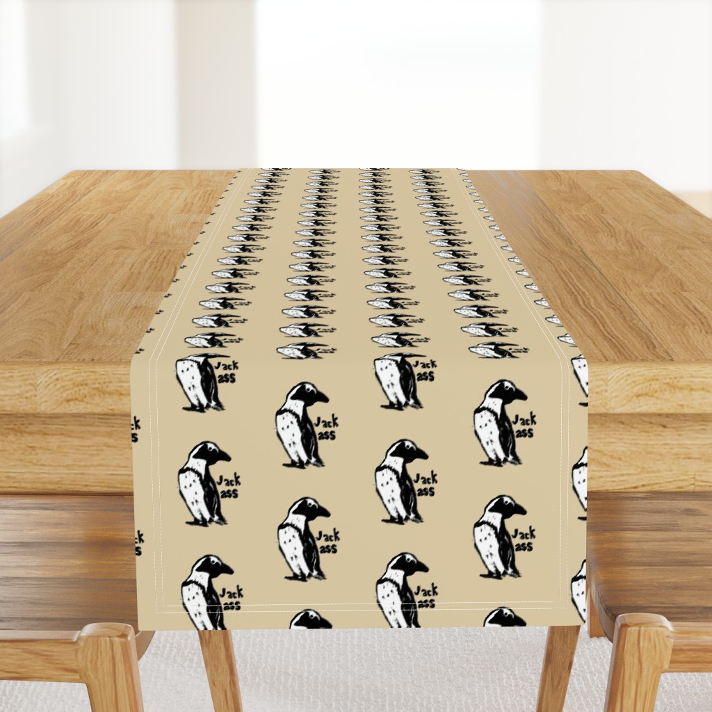 jackass penguins block print