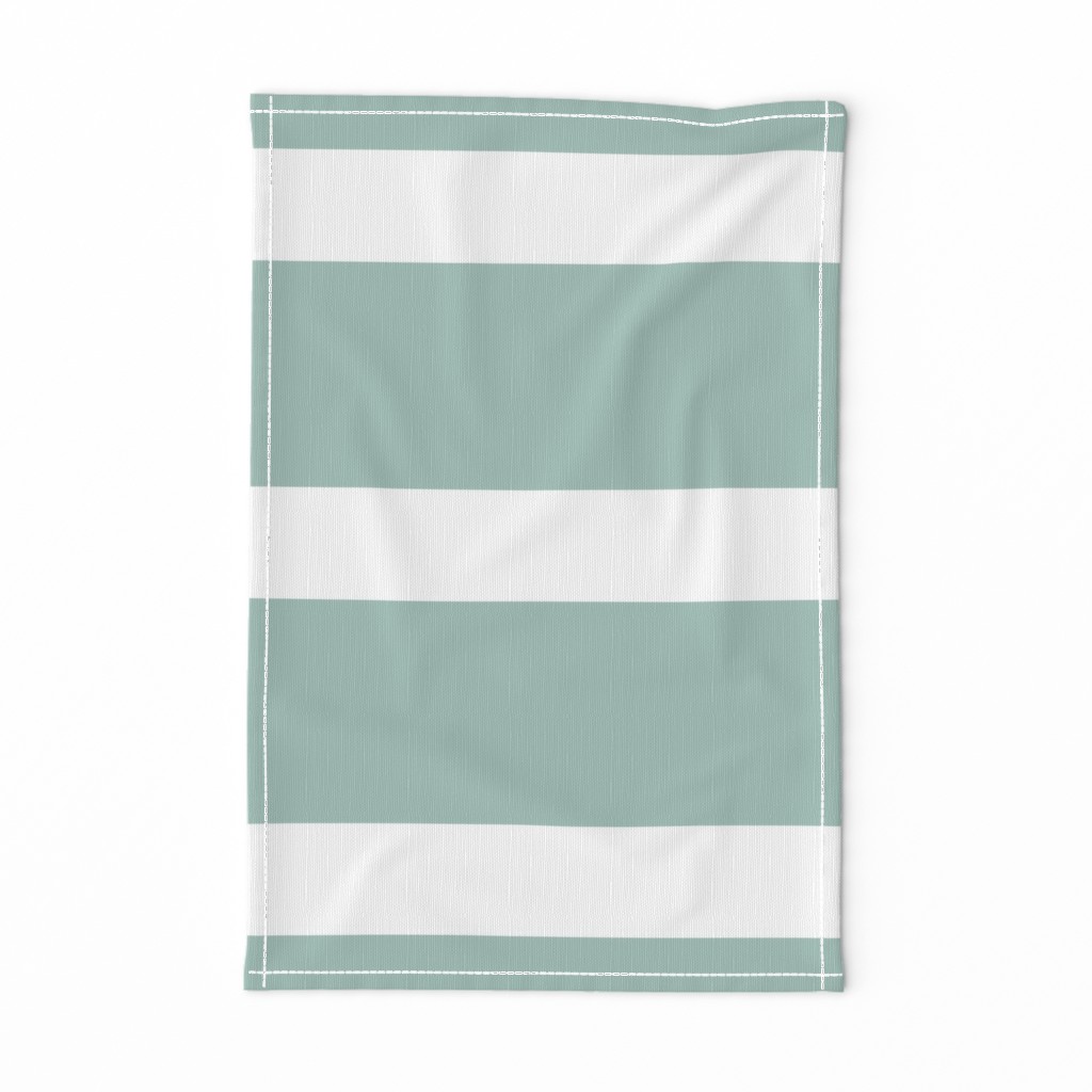 Wide Stripe Teal Green