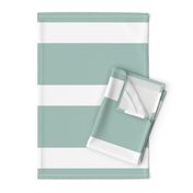 Wide Stripe Teal Green