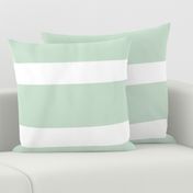 Wide Stripe Sea Foam Green