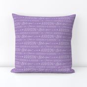 Girls Personalized Name Baby Fabric - Addison