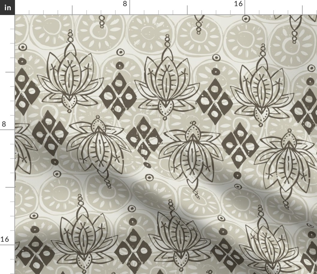 lotus diamond linen