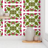 Hawaiian_Flowers_and_Pineapple_cheater_quilt_7