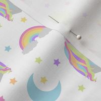 Retro Rainbow Unicorn Pastel