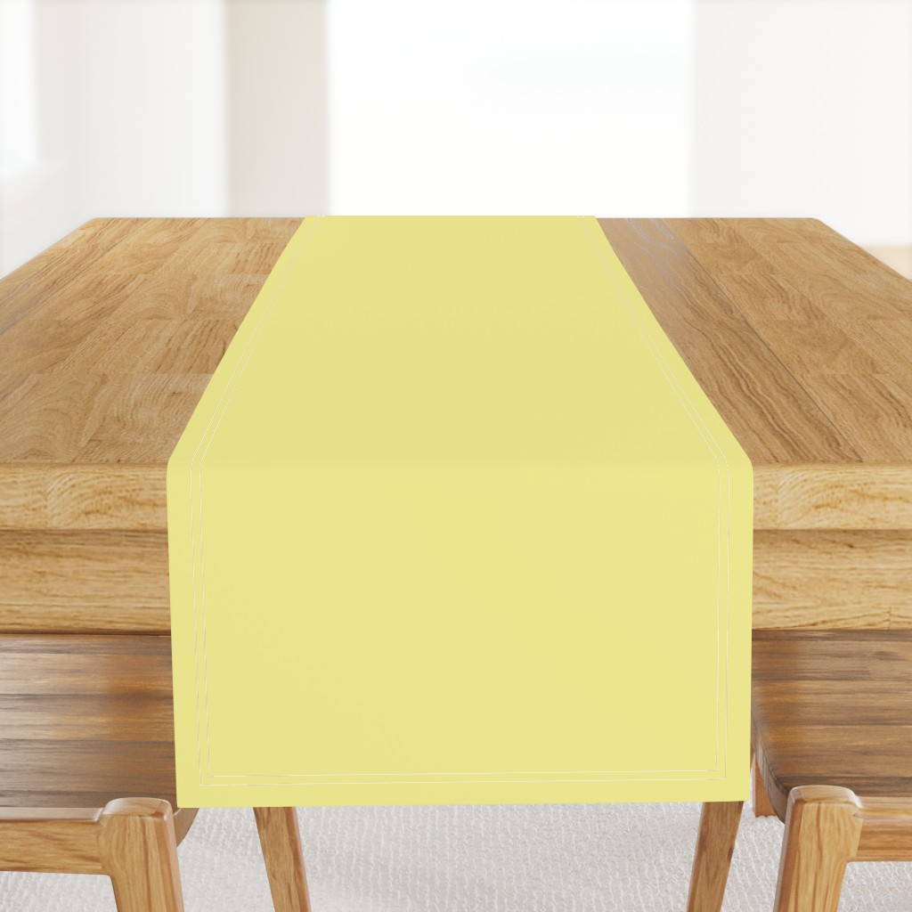 Jersey Butter Yellow Solid Colour