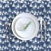 Christmas Pine Forest (navy)