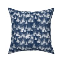 Christmas Pine Forest (navy)