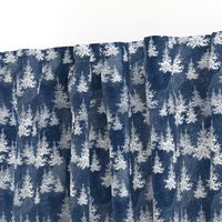 Christmas Pine Forest (navy)