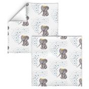 8" Baby Boy Elephant with Stars Mix & Match