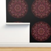 Mandala Deep Red Autumn 