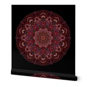 Mandala Deep Red Autumn 