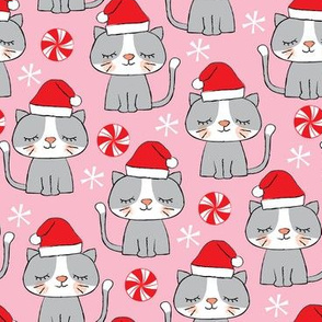 christmas-kitties-on-pink