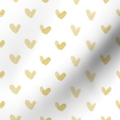 Love Hearts // Mustard Gold