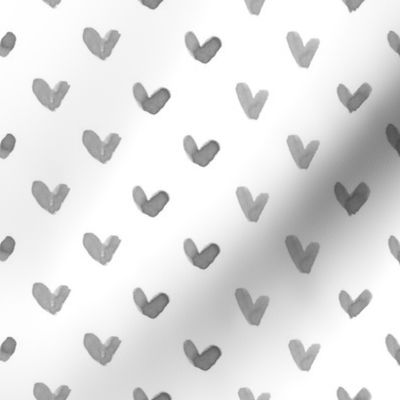 Love Hearts // Charcoal