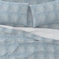 Blue Smoke faux linen